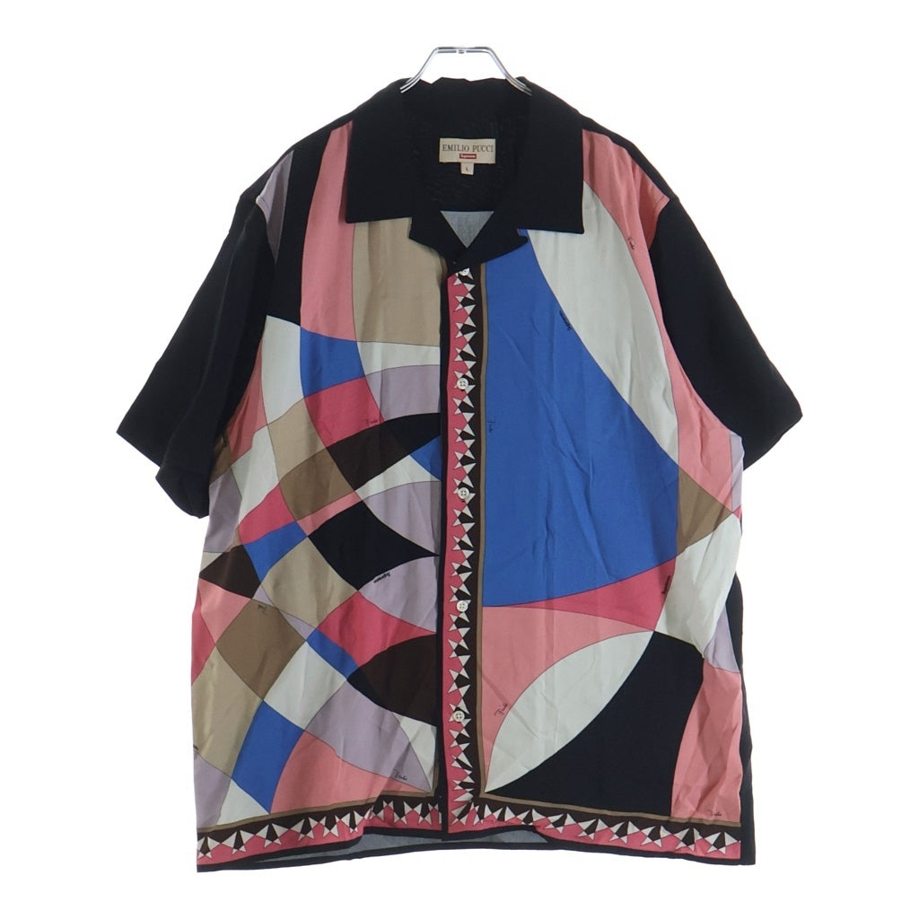 SUPREME(シュプリーム) 21SS ×Emilio Pucci Shirt エミリオ プッチ オープンカラー 半袖シャツ マルチカラー -