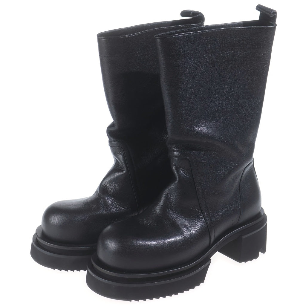 Rick Owens(リックオウエンス) 26SS TEMPLE CALF PULL ON BOGUN BOOT ボーガンブーツ ブラック RU01f2838