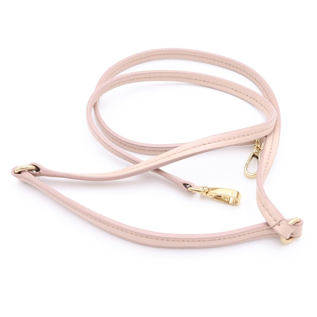 miumiu(ミュウミュウ) ワンダー マテラッセレザー ホーボーバッグ ピンク 5BC125 レディース