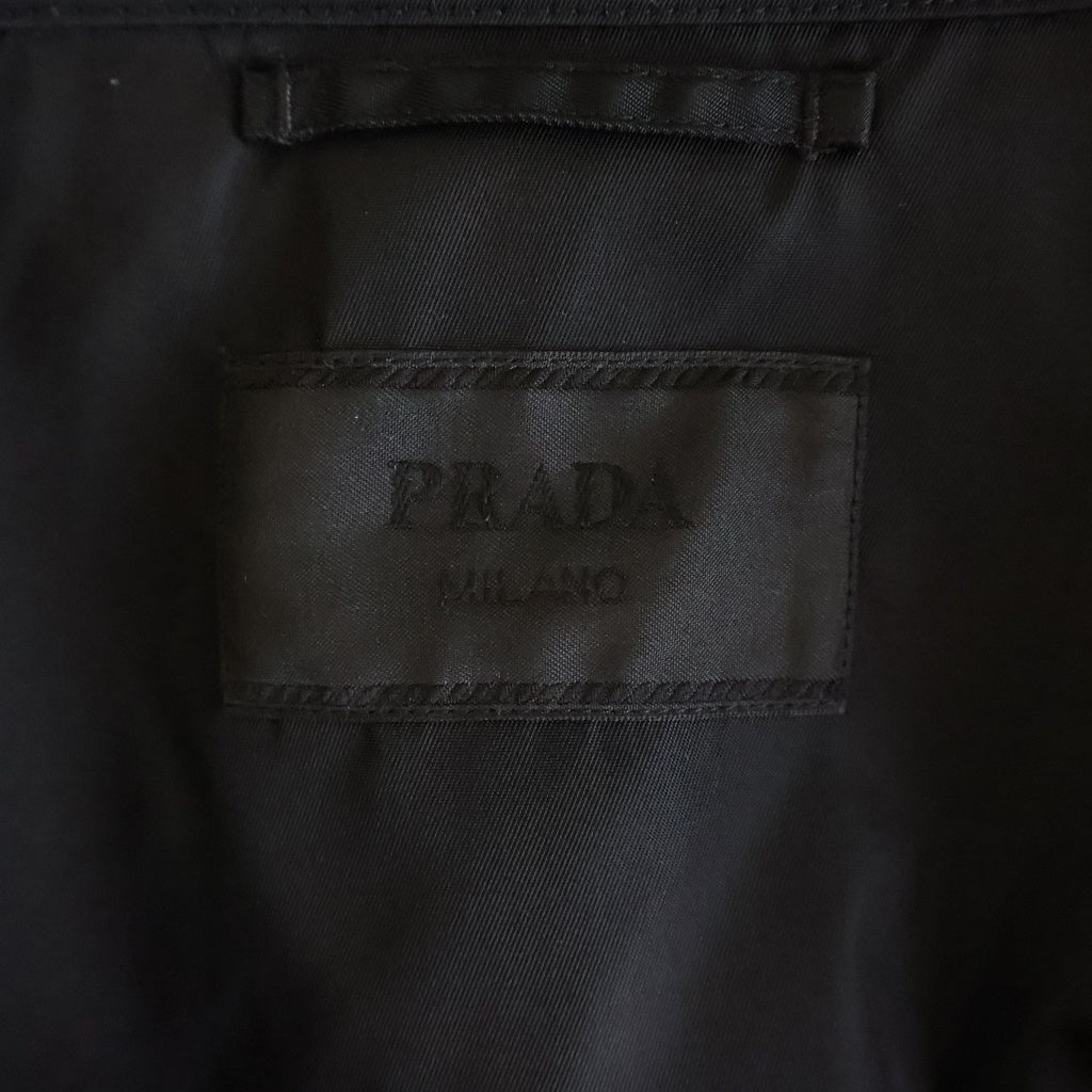 PRADA(プラダ) RE-NYLON リナイロン トライアングルロゴプレート コーチジャケット ブラック SC514 S202 1WQ8