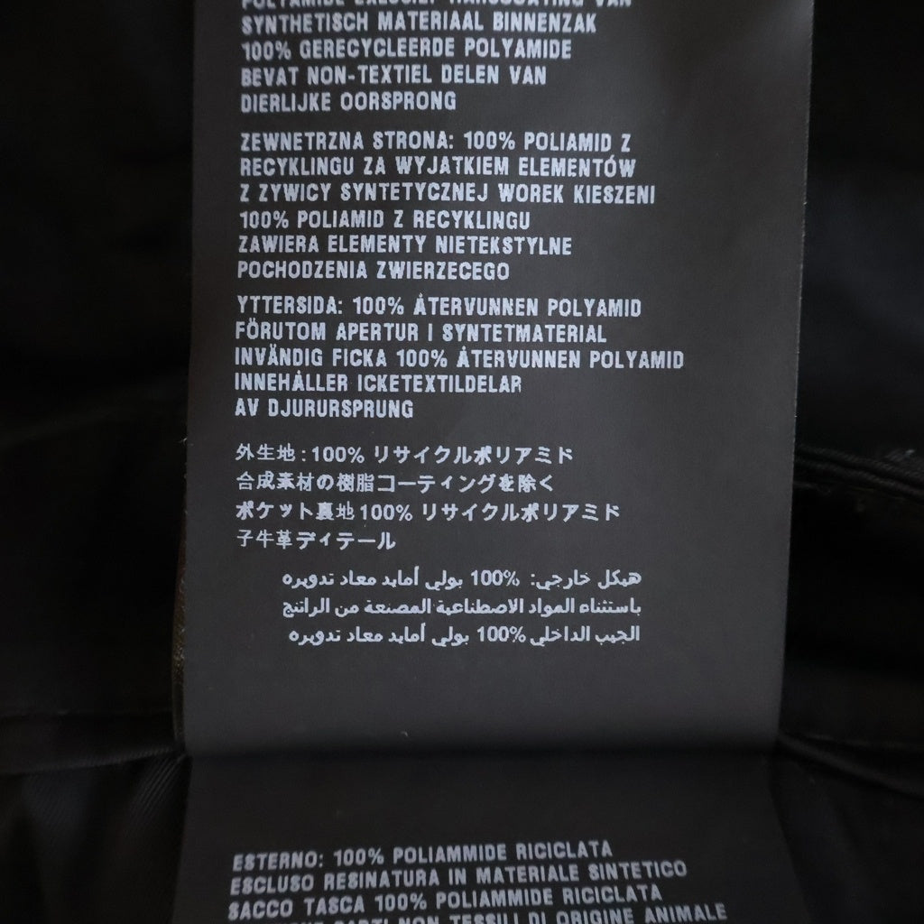 PRADA(プラダ) Re-Nylon Double Pocket Cargo Pants リナイロン トライアングルロゴ ナイロンカーゴパンツ ブラック SPH130 S211 1WQ8