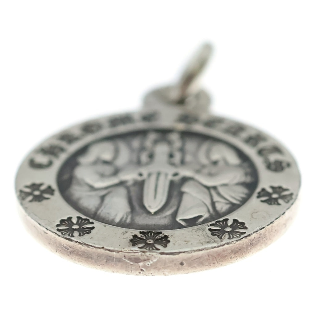 CHROME HEARTS(クロムハーツ) CHRM ANGL MDL V2 エンジェルメダルチャーム ペンダントトップ シルバーBCA229