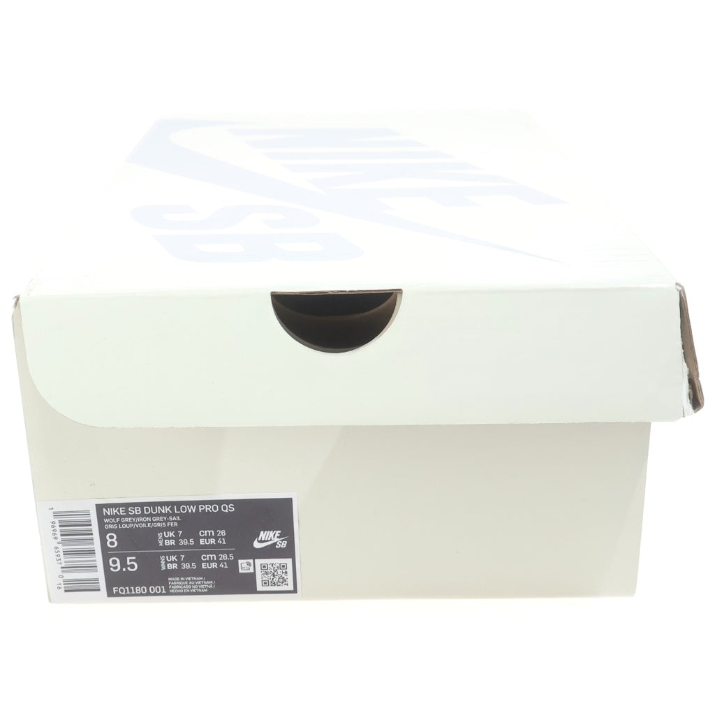NIKE(ナイキ) ×YUTO HORIGOME DUNK LOW PRO QS FQ1180-001 堀米雄斗 ダンク プロ クイックストライク ローカットスニーカー グレー US8/26cm