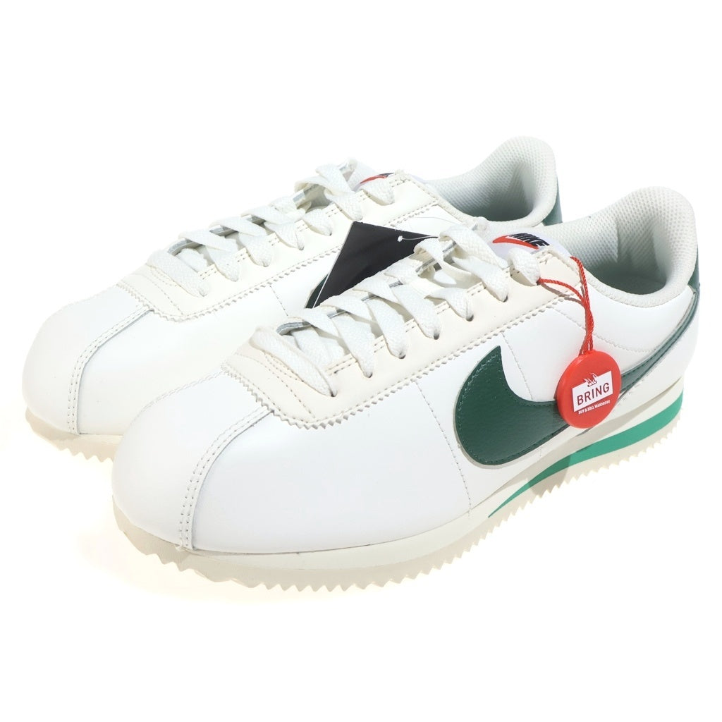 NIKE(ナイキ) WMNS CORTEZ GORGE GREEN AND MALACHITE DN1791-101 コルテッツ ゴージグリーン アンド マラカイト ローカットスニーカー ホワイト/グリーン US9/26cm