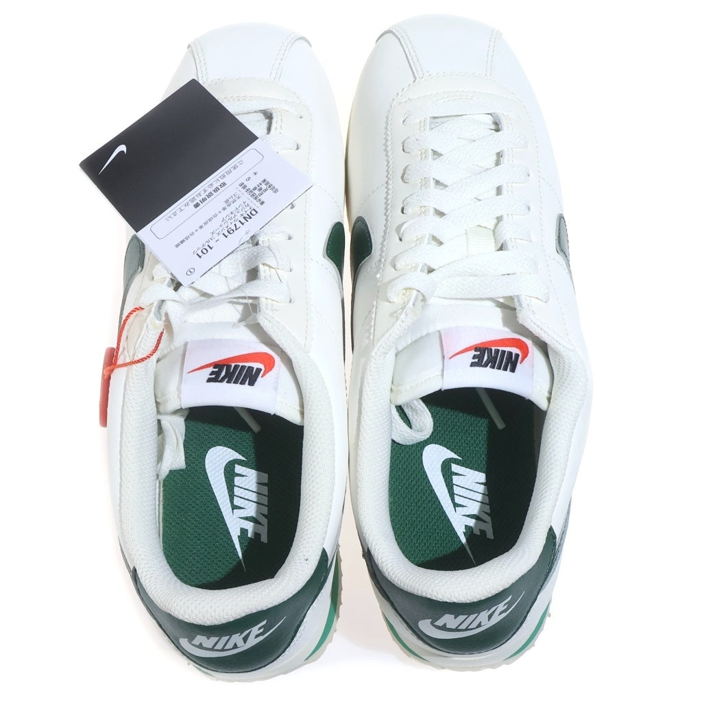 NIKE(ナイキ) WMNS CORTEZ GORGE GREEN AND MALACHITE DN1791-101 コルテッツ ゴージグリーン アンド マラカイト ローカットスニーカー ホワイト/グリーン US9/26cm