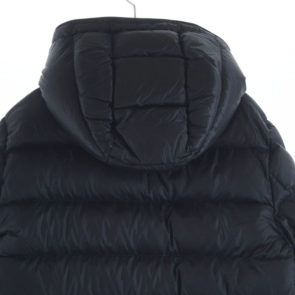 MONCLER(モンクレール) SASSIERE GIUBBOTTO サッシエール ロゴワッペン ダウンジャケット フーディ ブラック F20911A20500 C0571