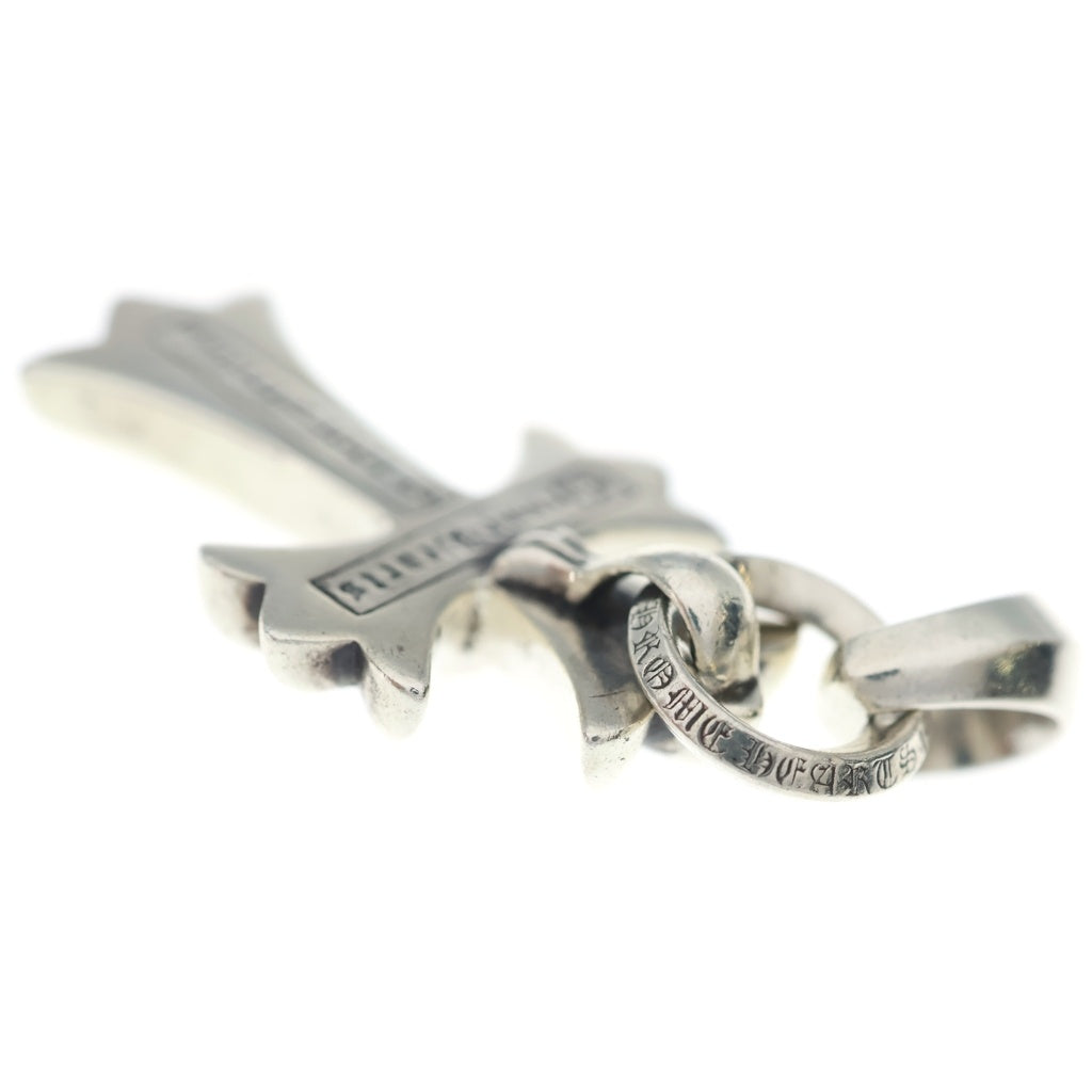 CHROME HEARTS(クロムハーツ) CH CRS SML W/BALE Wベイル スモールCHクロス ペンダントトップ シルバー BCA218