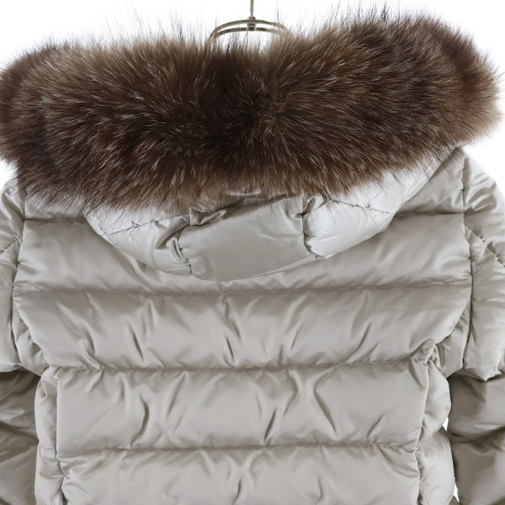 MONCLER(モンクレール) CUPIDONE ファーフーディーダウンジャケット レディース ベージュ H20931A00135 59685