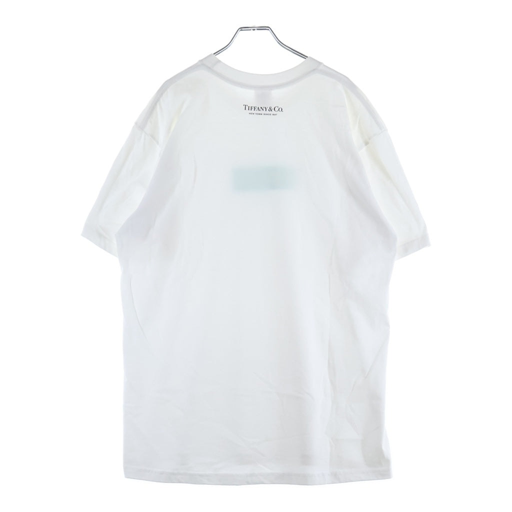 SUPREME(シュプリーム) 21AW ×TIFFANY BOX LOGO TEE ティファニー ボックスロゴ クルーネック半袖Tシャツ カットソー ホワイト -