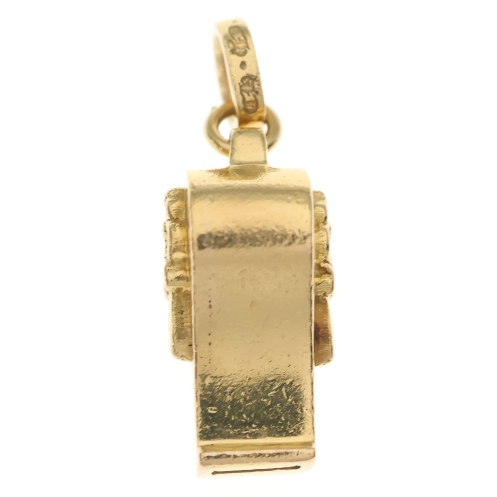CHROME HEARTS(クロムハーツ) 22K WHISTLE TNY DAGGER タイニーホイッスルチャーム ゴールドネックレストップ ゴールド