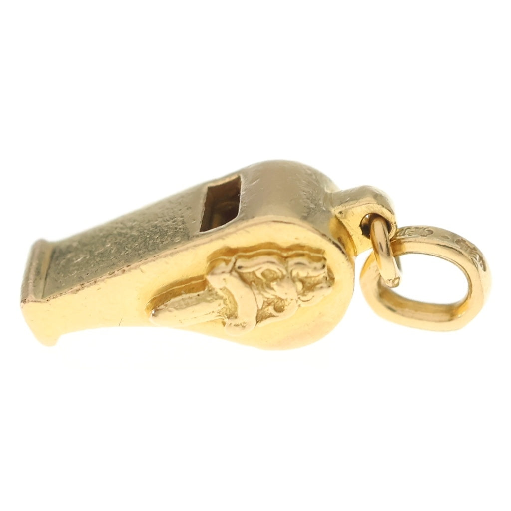 CHROME HEARTS(クロムハーツ) 22K WHISTLE TNY DAGGER タイニーホイッスルチャーム ゴールドネックレストップ ゴールド
