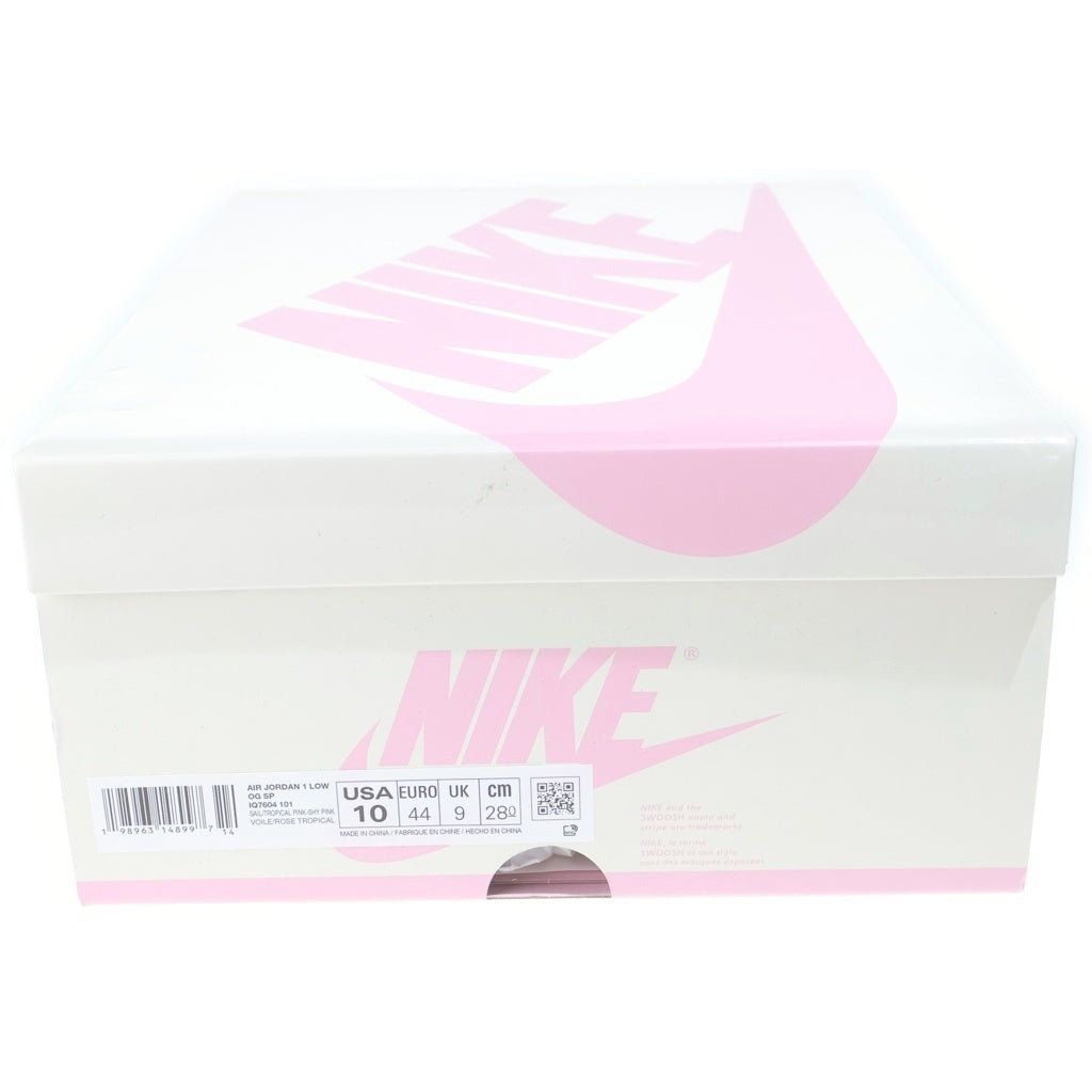 NIKE(ナイキ) ×Travis Scott Air Jordan 1 Retro Low Sail Tropical Pink エアジョーダン1 レトロ OG セイル トロピカルピンク ローカットスニーカー US10/28cm IQ7604-101