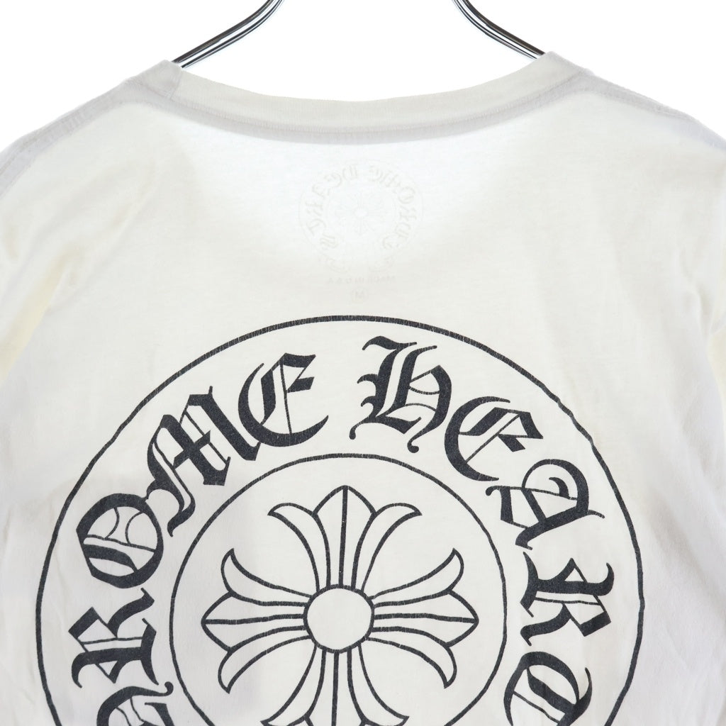 CHROME HEARTS(クロムハーツ) HORSESHOE S/S TEE ホースシュープリント ポケット半袖Tシャツ カットソー ホワイト -