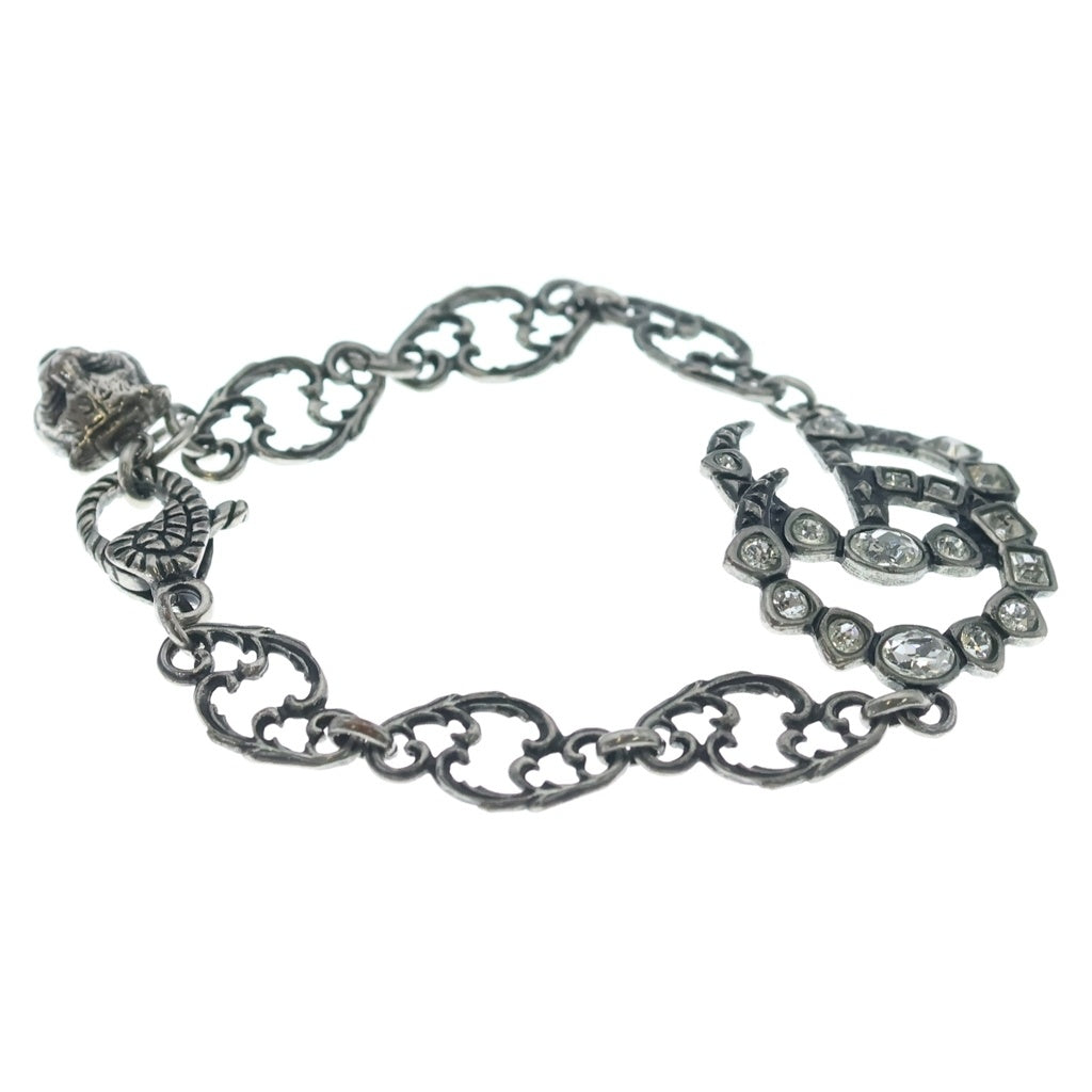 GUCCI(グッチ) マーモントロゴ GG キャットブレスレット シルバー 530532 J1D50 レディース