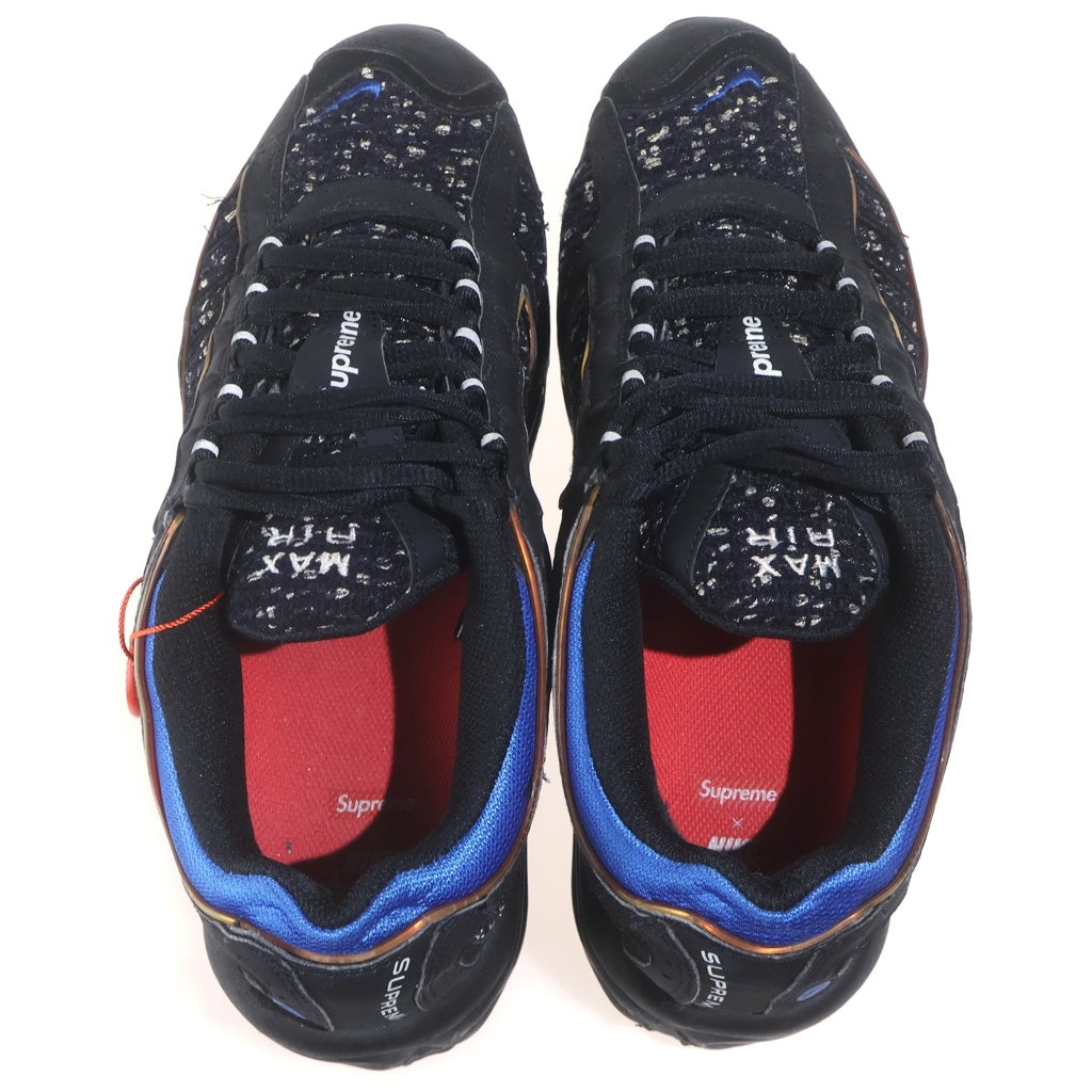 SUPREME(シュプリーム) 19SS ×NIKE AIR MAX TAILWIND 4 ナイキ エアマックステイルウィンド4 ローカットスニーカー ブラック US10/28cm AT3854-001
