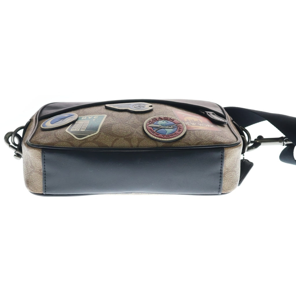 COACH(コーチ) グラハム カメラバッグ レザー ショルダーバッグ ブラウン/ブラック 72947 レディース