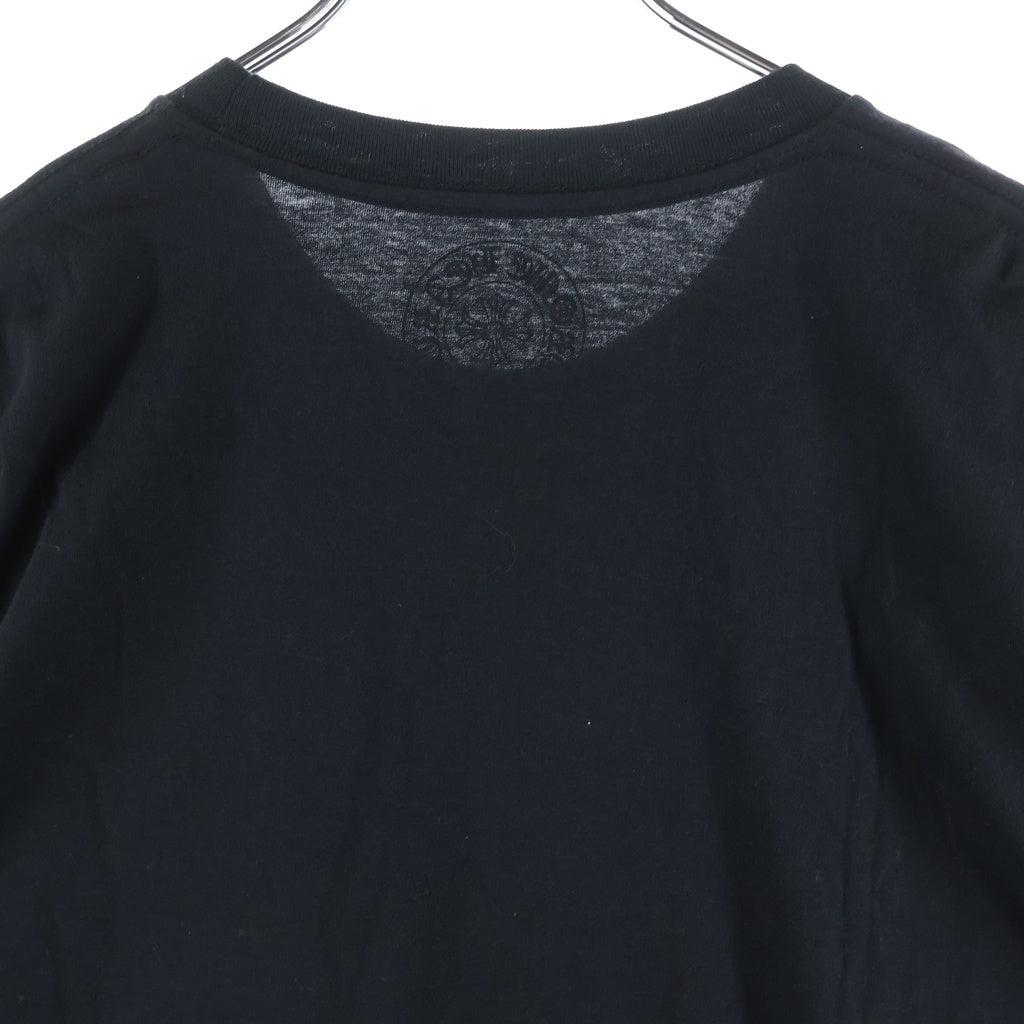 CHROME HEARTS(クロムハーツ) CH S/S NECK LOGO ネックロゴプリント 半袖Tシャツ ブラック