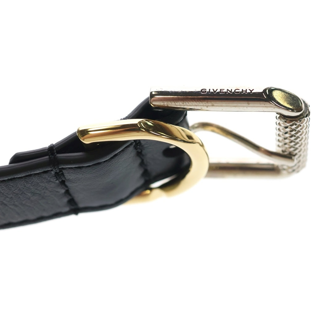 GIVENCHY(ジバンシィ) VOYOU BELT レザー ヴォワイユー ベルト レディース ブラック -