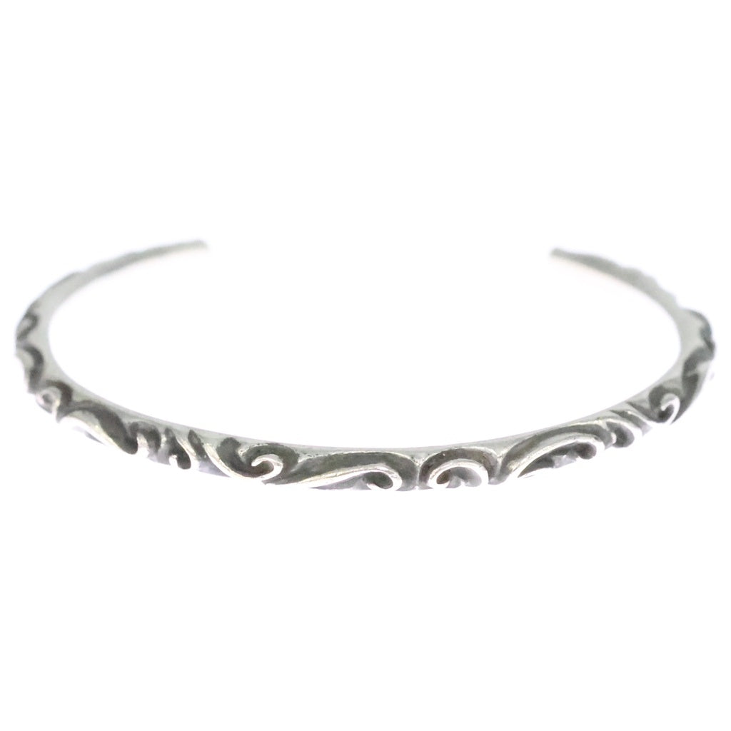 CHROME HEARTS(クロムハーツ) BANGLE SCROLL スクロールバンドバングル ブレスレット シルバー BCA127 -