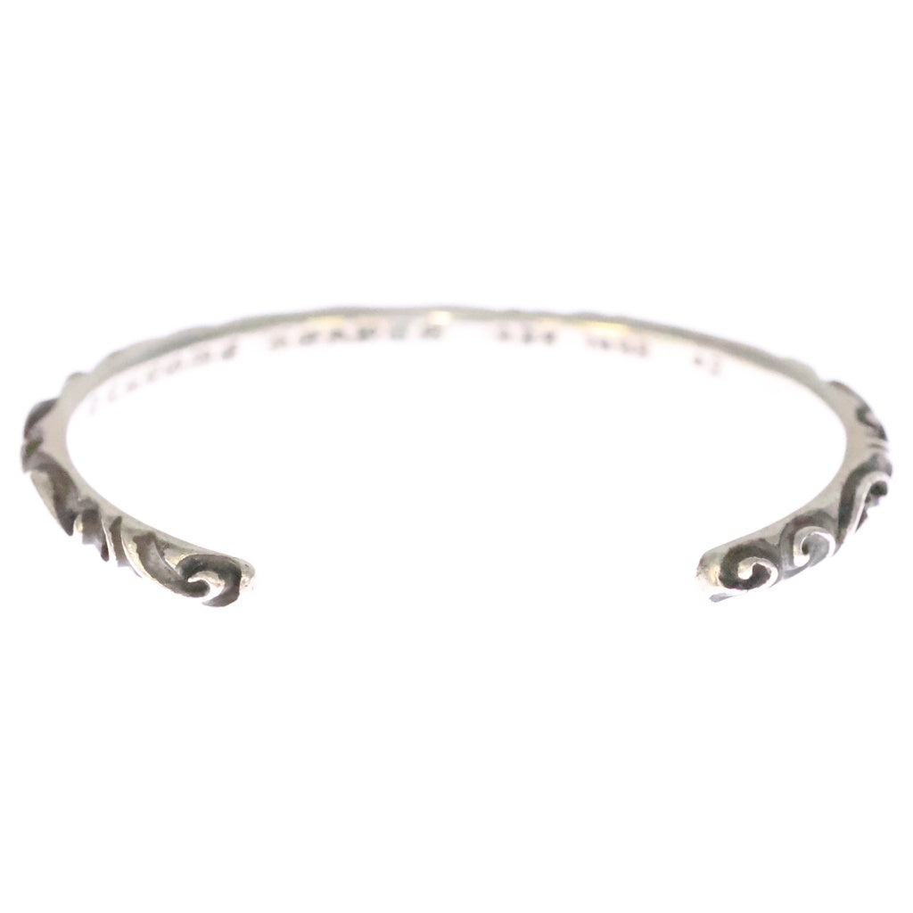 CHROME HEARTS(クロムハーツ) BANGLE SCROLL スクロールバンドバングル ブレスレット シルバー BCA127 -