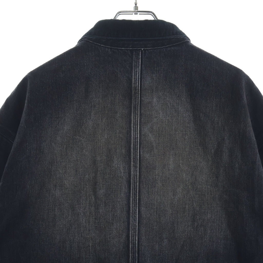 SUPREME(シュプリーム) 25AW Distressed Selvedge Trucker Jacket Washed Black ディストレスト セルビッジ トラッカーデニムジャケット ブラック -