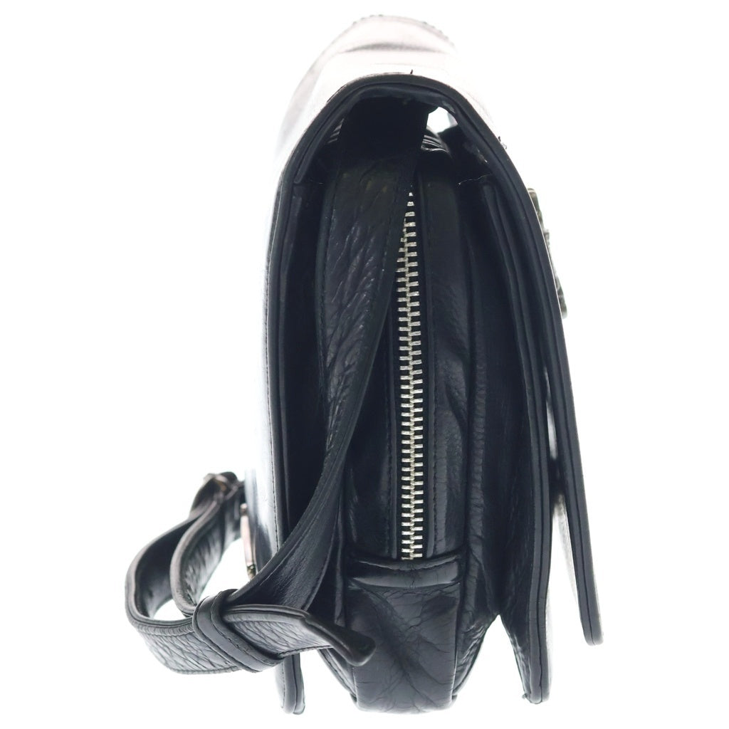 CHROME HEARTS(クロムハーツ) MILO ラージダガー メールショルダーバッグ レザーバッグ ブラック -