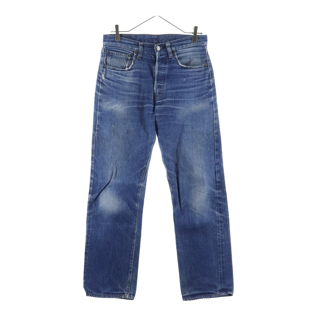 Levi's(リーバイス) 70s VINTAGE 501 66前期 ボタン裏刻印6 ボタンフライ デニムパンツ インディゴ