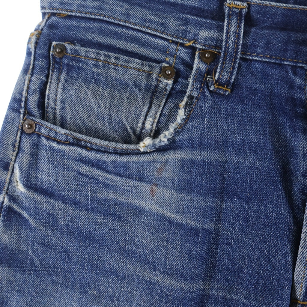 Levi's(リーバイス) 70s VINTAGE 501 66前期 ボタン裏刻印6 ボタンフライ デニムパンツ インディゴ