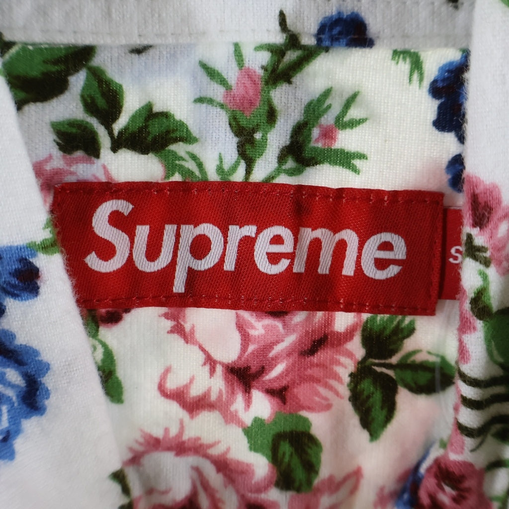 SUPREME(シュプリーム) 26SS Floral Flannel Shirt フローラル フランネルシャツ ホワイト/ピンク