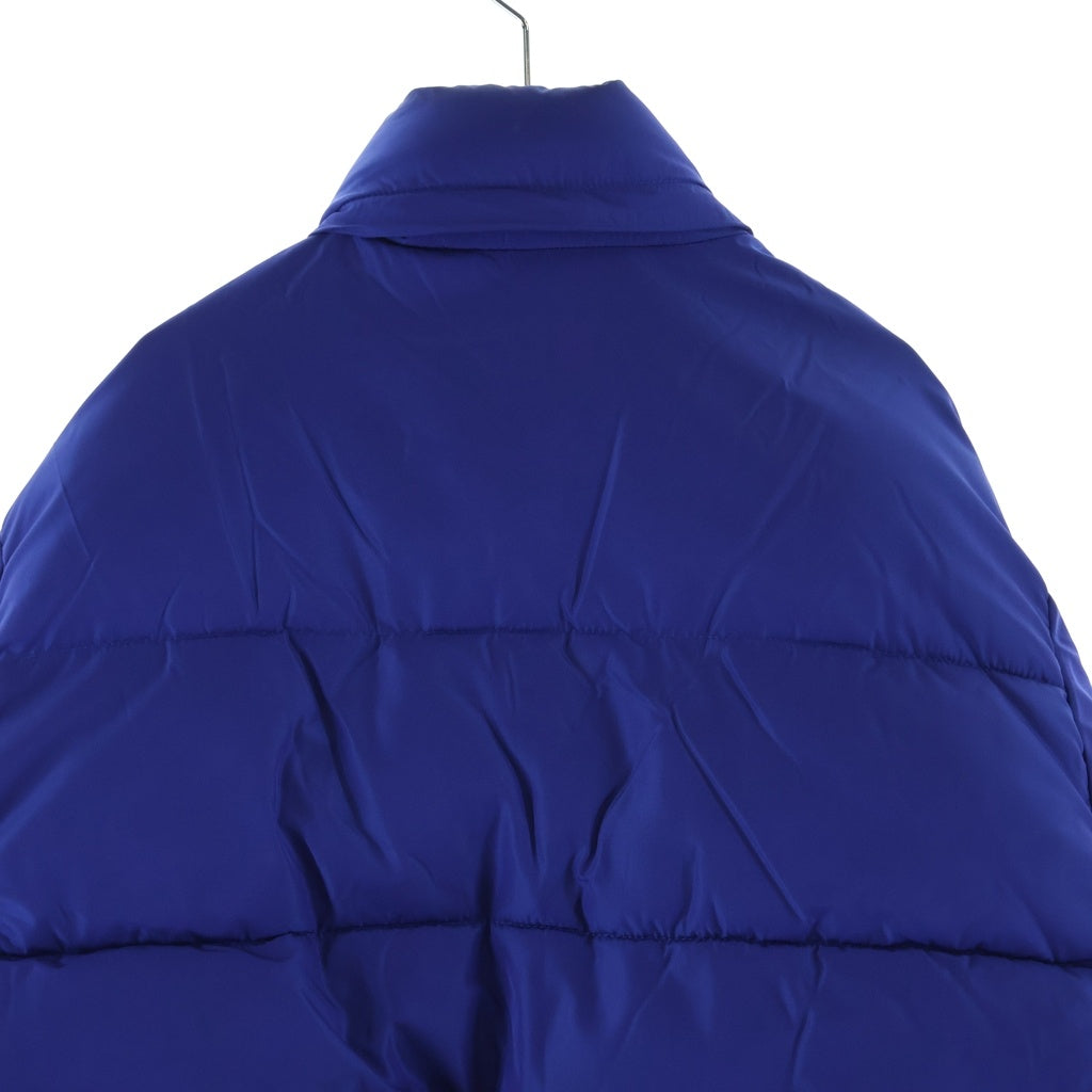 BALENCIAGA(バレンシアガ) 18AW Cシェイプ パフィー ロゴプリント ダウンジャケット ブルー 556240 TYD36