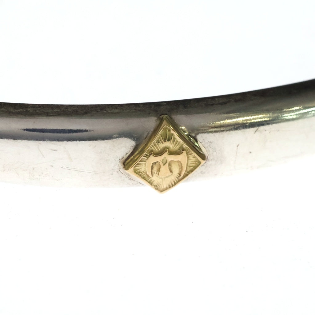 鷲見太郎(ワシミタロウ) Face Bangle K18 Eagle Eetal L イーグルフェイスシルバーバングル シルバー/バングル
