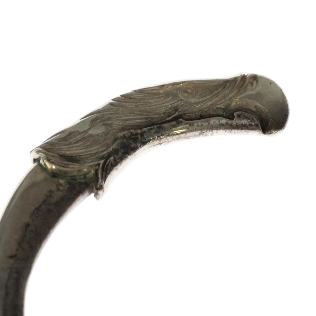 鷲見太郎(ワシミタロウ) Face Bangle K18 Eagle Eetal L イーグルフェイスシルバーバングル シルバー/バングル