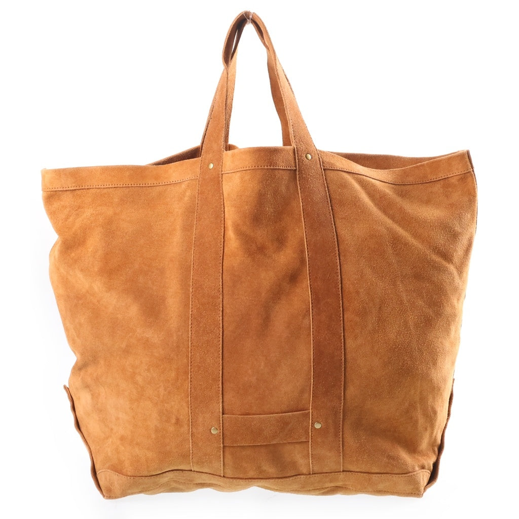 seven by seven(セブン バイ セブン) Goat suede Antique finish ヤギ革 スエード アンティーク スタッズ トートバッグ ブラウン レディース