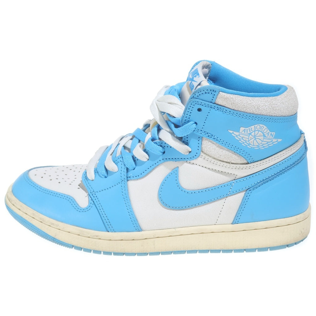 NIKE(ナイキ) AIR JORDAN 1 RETRO HIGH OG UNC REIMAGINED エアジョーダン1 レトロ リイマジンド ハイカットスニーカー ブルー/ホワイト US10.5/28.5cm DZ5485-402