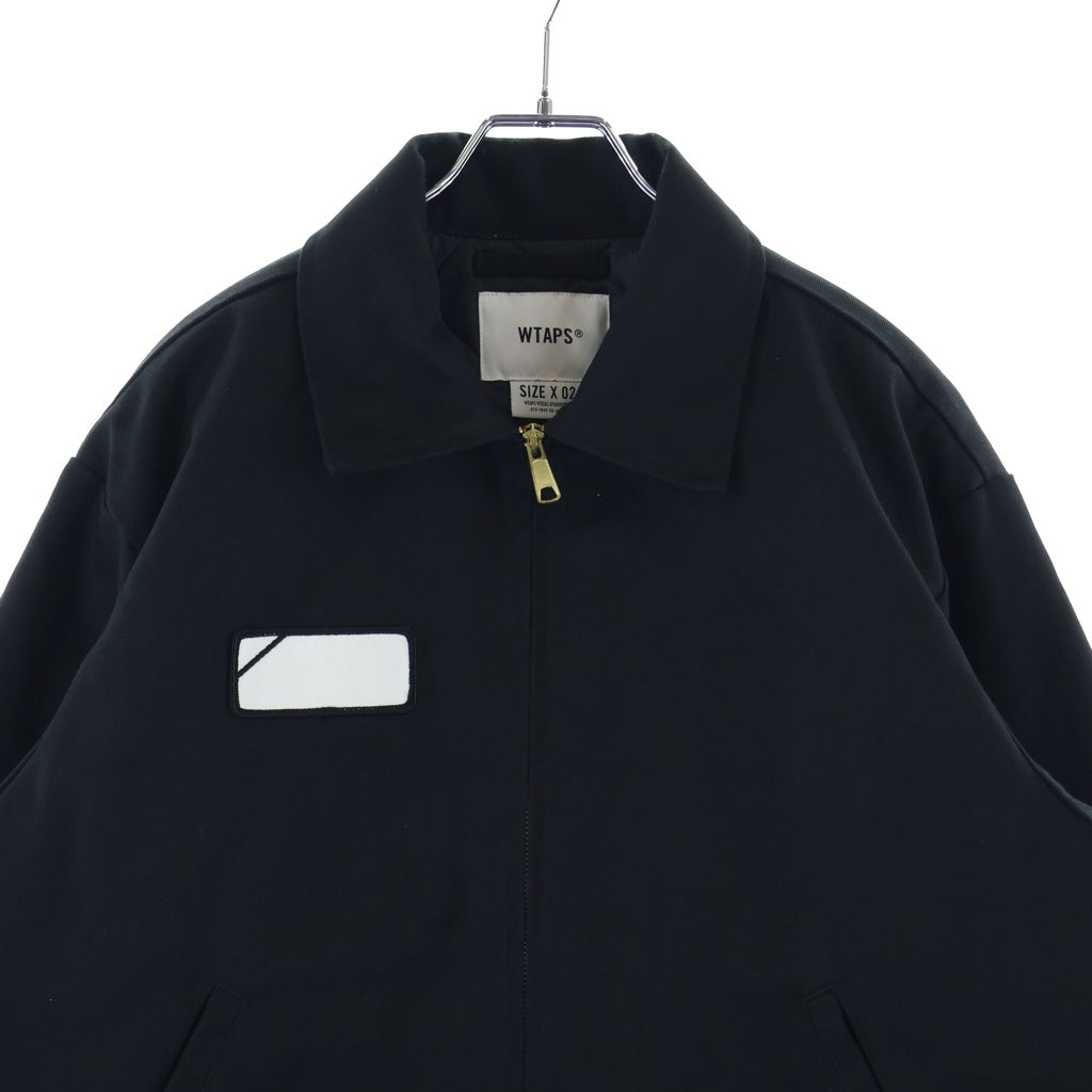 WTAPS(ダブルタップス) 24AW Wrecker Jacket ジップアップ レッカー ジャケット ブラック 242WVDT-JKM05