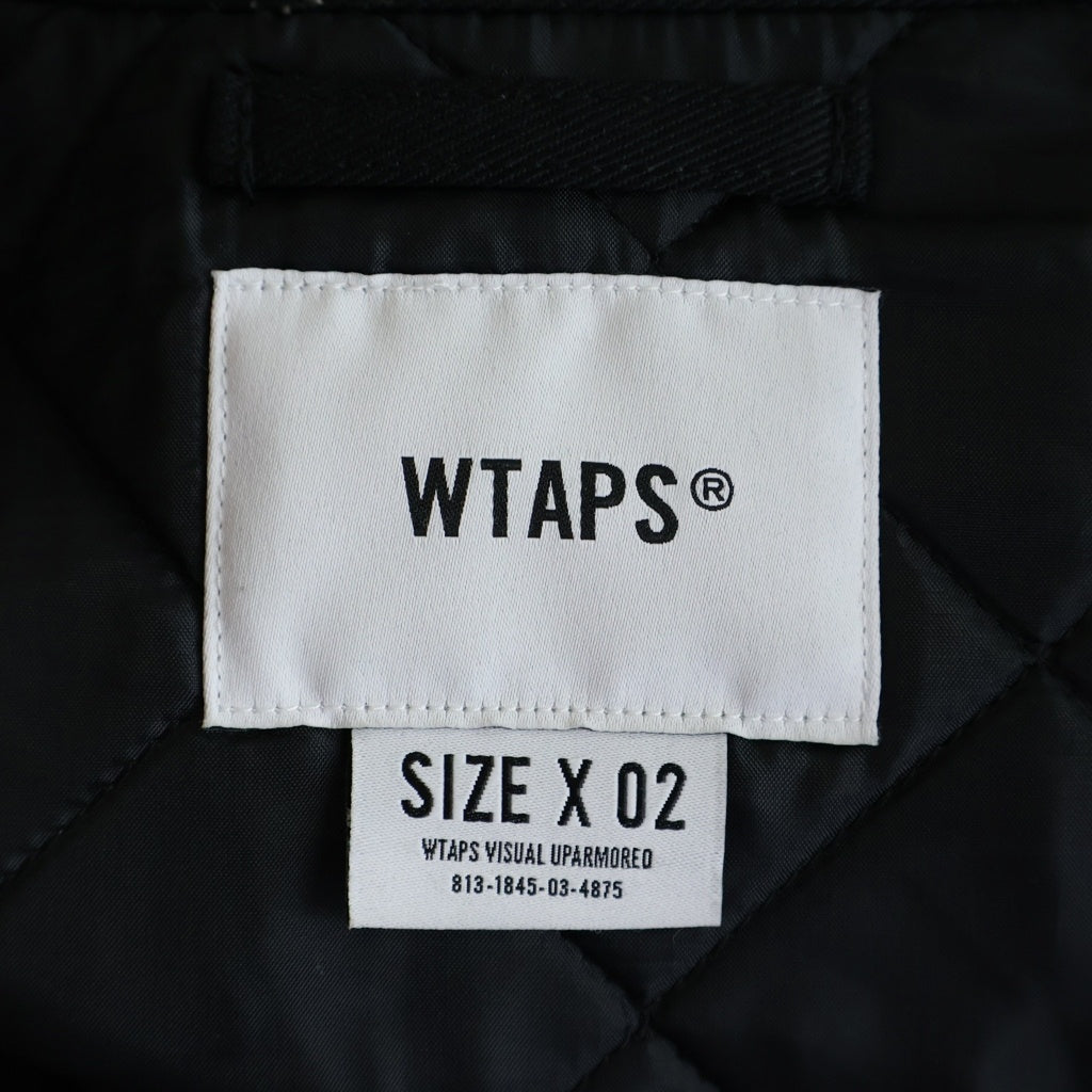 WTAPS(ダブルタップス) 24AW Wrecker Jacket ジップアップ レッカー ジャケット ブラック 242WVDT-JKM05
