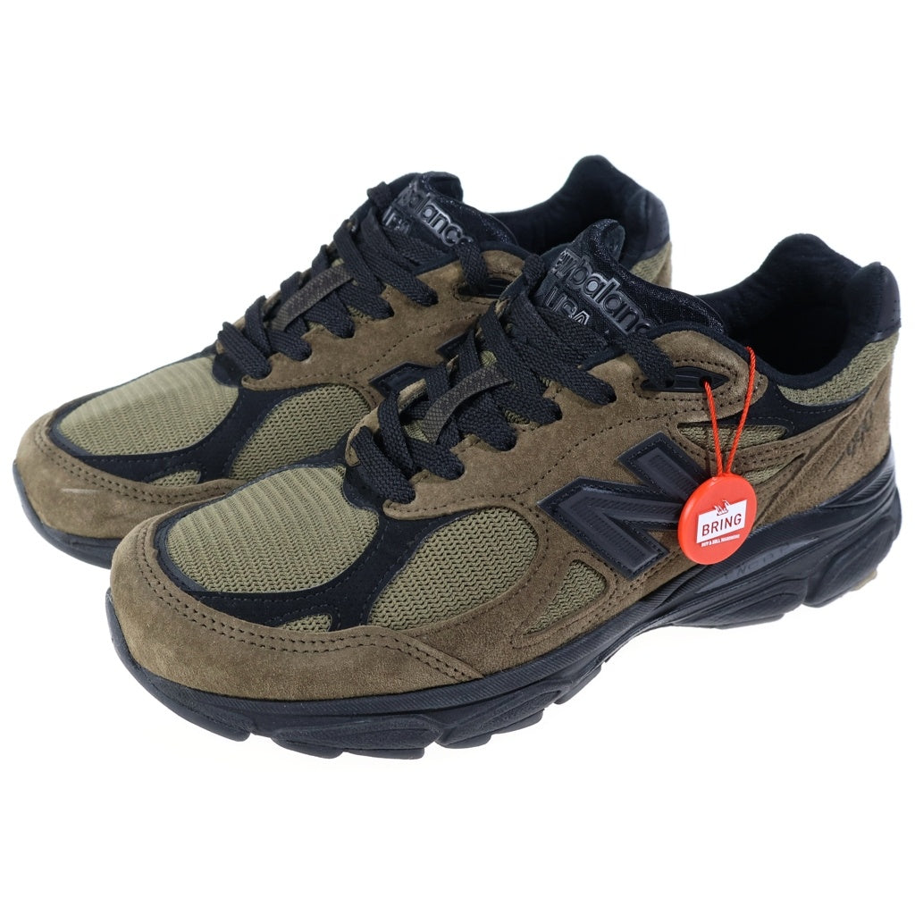 New Balance(ニューバランス) ×JJJJound M990JJ3 ジョウンド スウェットレザー ローカットスニーカー ブラウン US8/26cm
