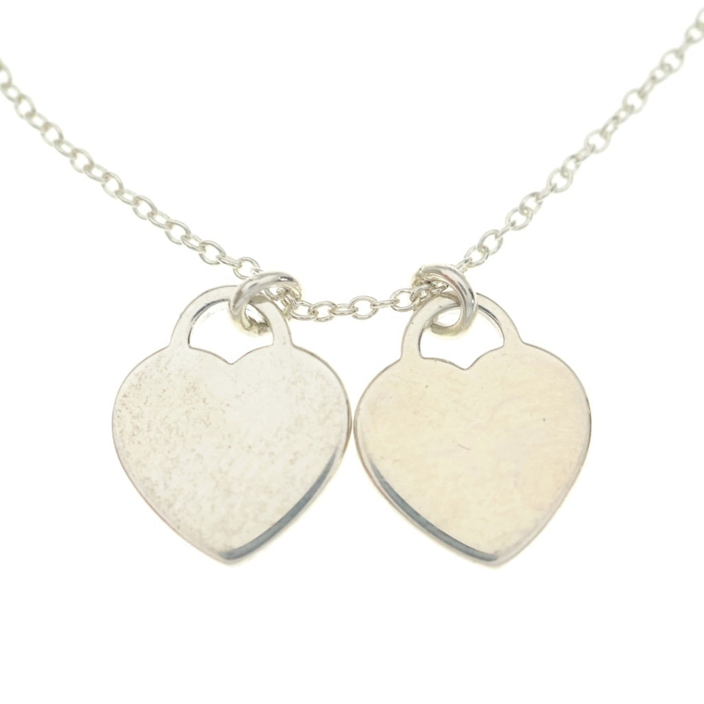 TIFFANY & Co.(ティファニー) リターントゥ ティファニー ダブルハートタグ ネックレス ペンダント チェーン シルバー SV925 レディース