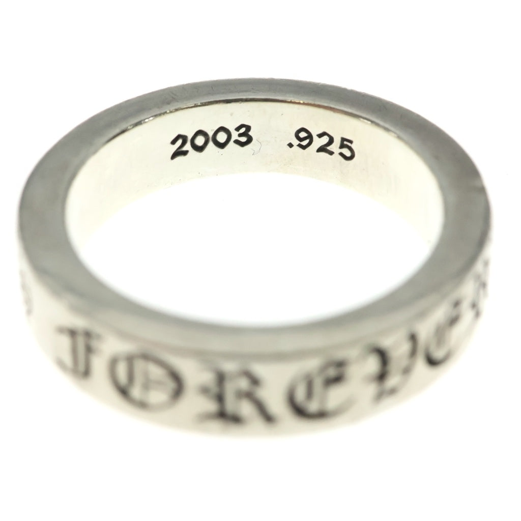 CHROME HEARTS(クロムハーツ) 6mm SPACER FOREVER 6mmスペーサーリング フォーエバーシルバーBCA337