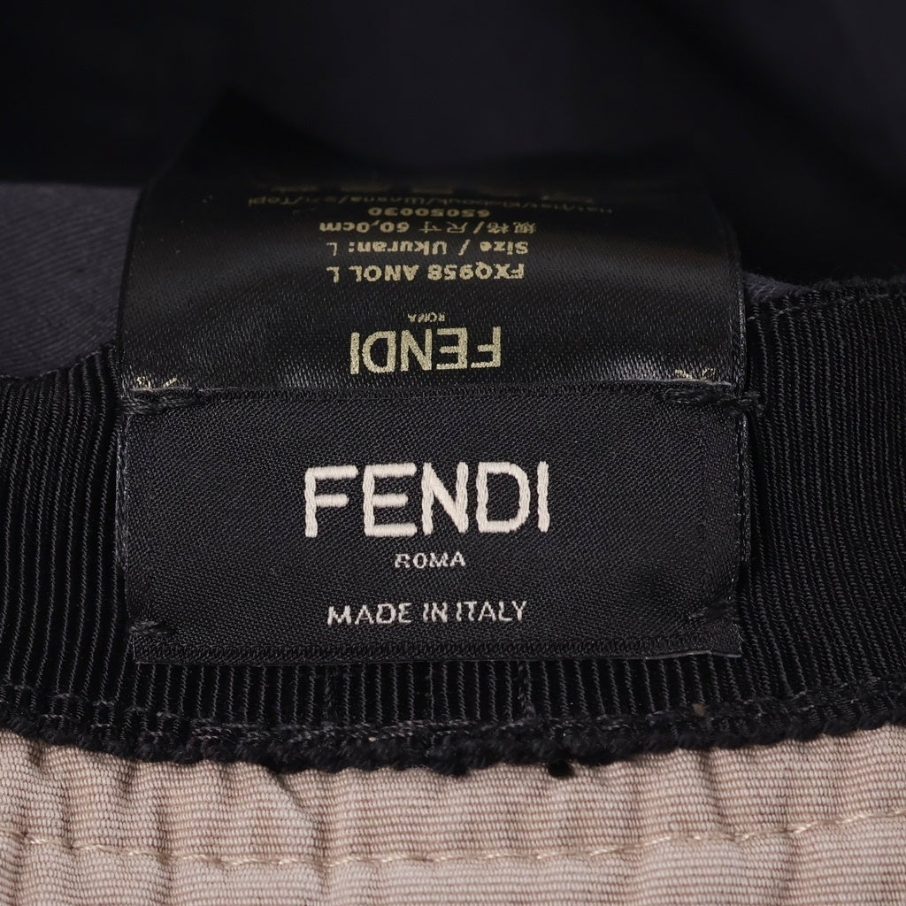 FENDI(フェンディ) ズッカ柄 バケットハット 帽子 FXQ958 AN94 グレー