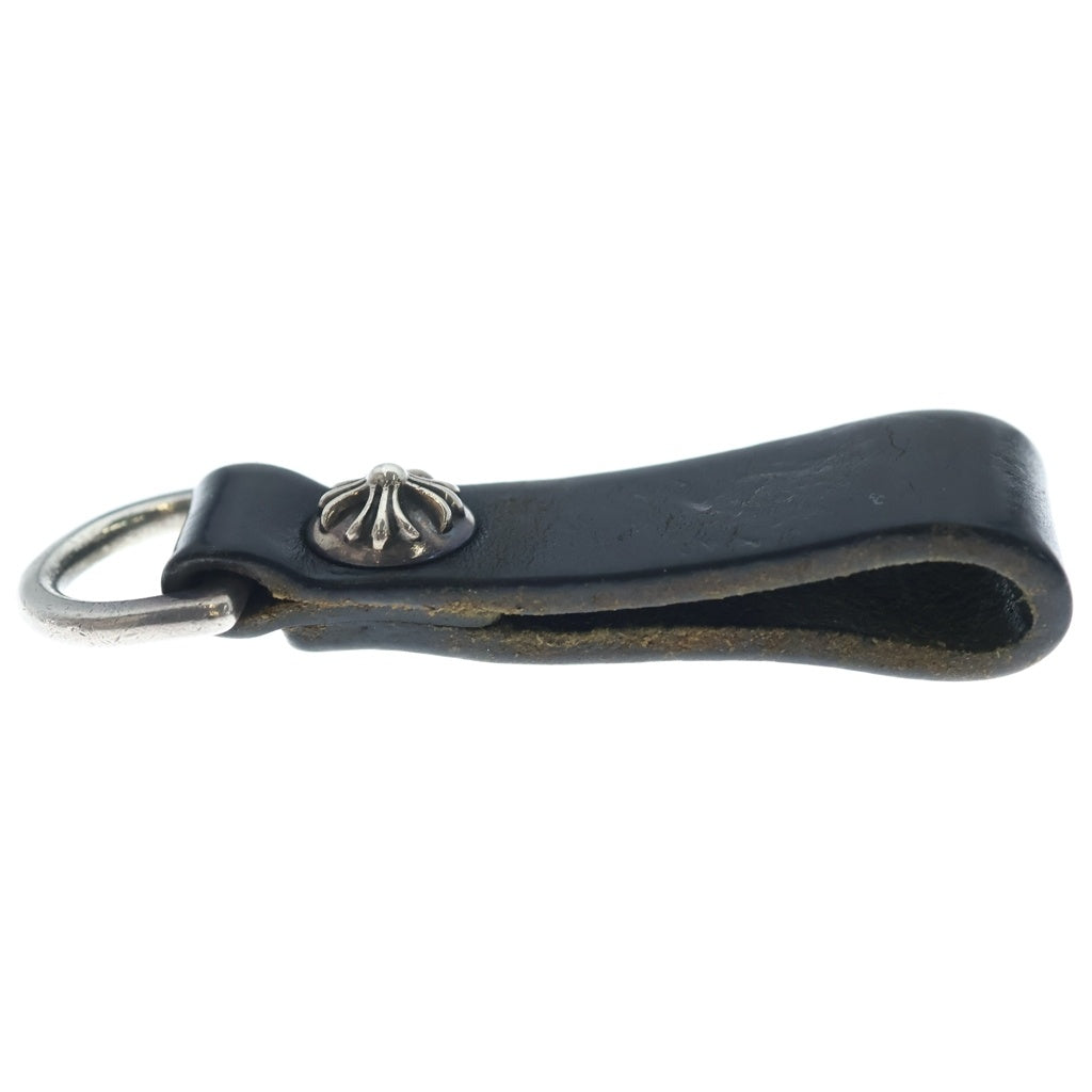 CHROME HEARTS(クロムハーツ) BELT LOOP D RING Dリング クロスボールベルトループ ブラック/シルバー BCA415