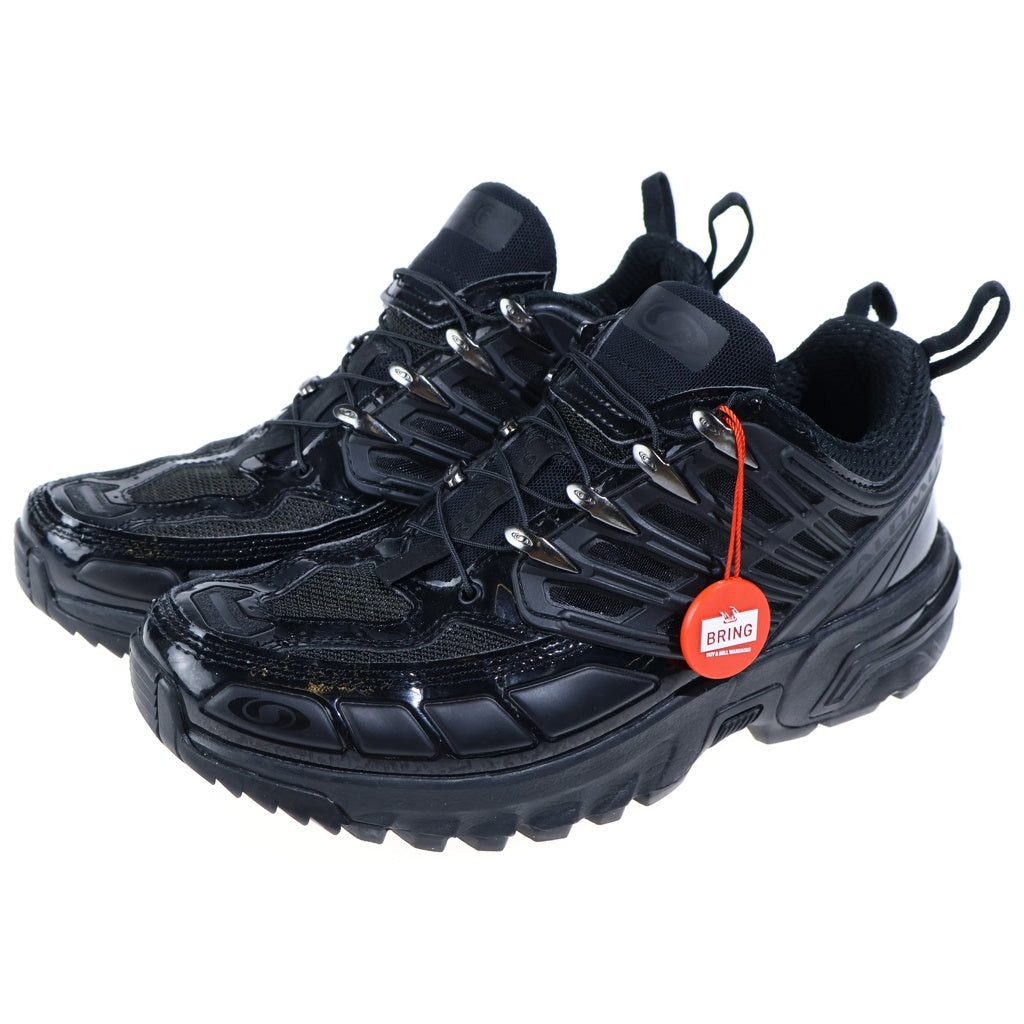 MM6 Maison Margiela(エムエムシックスメゾンマルジェラ) ×Salomon Womens Pro Black Quiet Shade ローカットスニーカー US7.5/24.5cm 473928 レディース