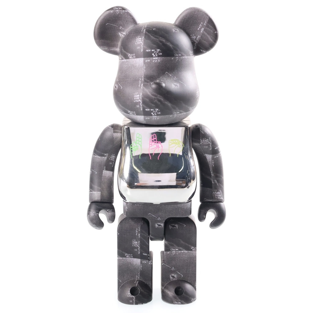 MEDICOM TOY(メディコムトイ) BE@RBRICK U.F.O 3rd 400% ベアブリック フィギュア 人形 グレー/シルバー