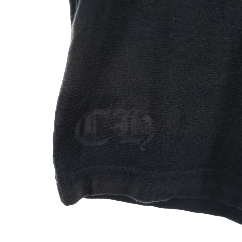 CHROME HEARTS(クロムハーツ) HORSESHOE S/S TEE ホースシュープリント ポケット半袖Tシャツ カットソー ブラック