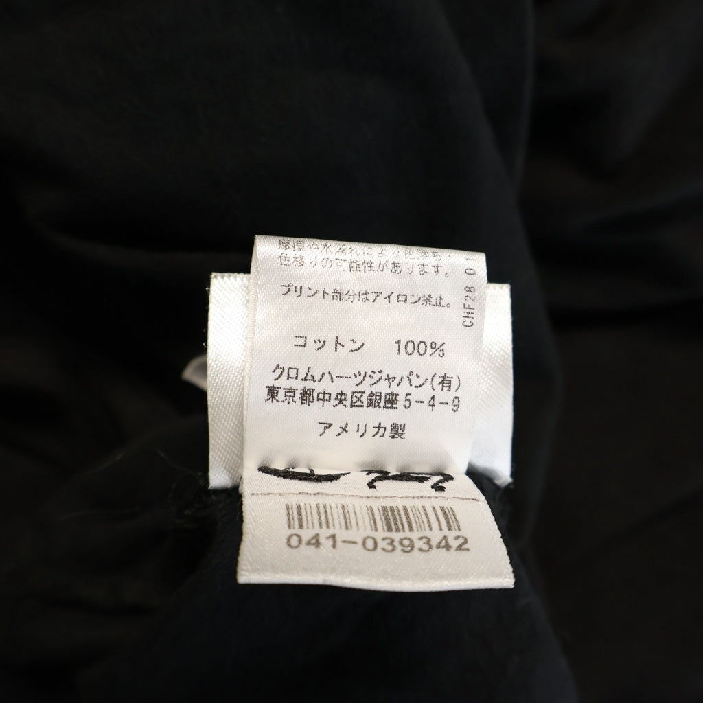 CHROME HEARTS(クロムハーツ) HORSESHOE S/S TEE ホースシュープリント ポケット半袖Tシャツ カットソー ブラック