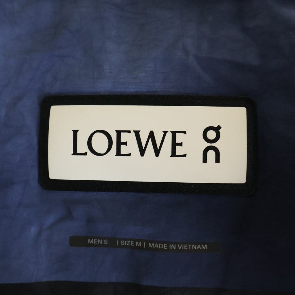 LOEWE(ロエベ) ×On Running PUFFER VEST オン ランニング タイダイ テクニカルシェル フーデッドパファーベストジャケット ネイビー H929Y02W24