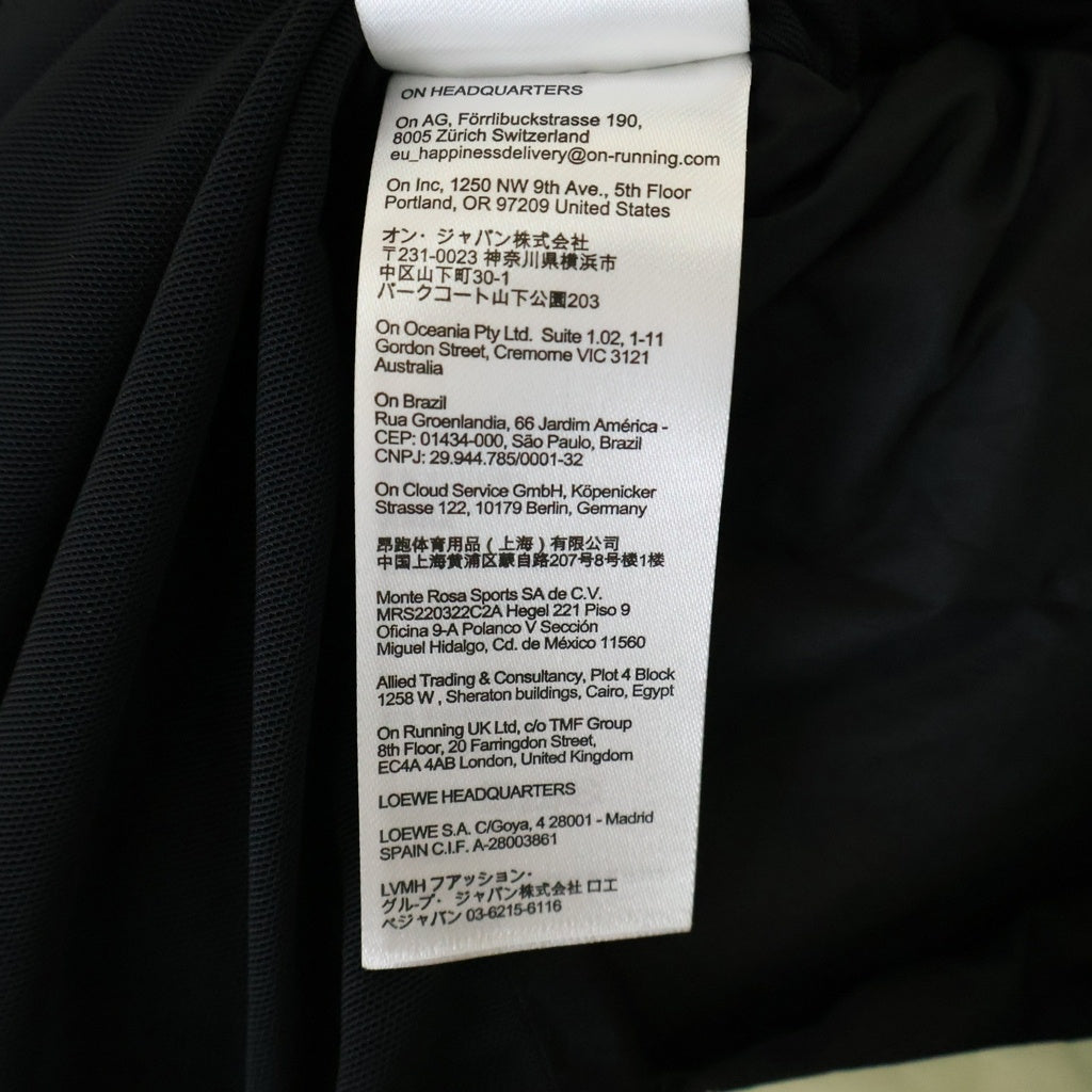 LOEWE(ロエベ) ×On Running PUFFER VEST オン ランニング タイダイ テクニカルシェル フーデッドパファーベストジャケット グリーンH929Y02W24