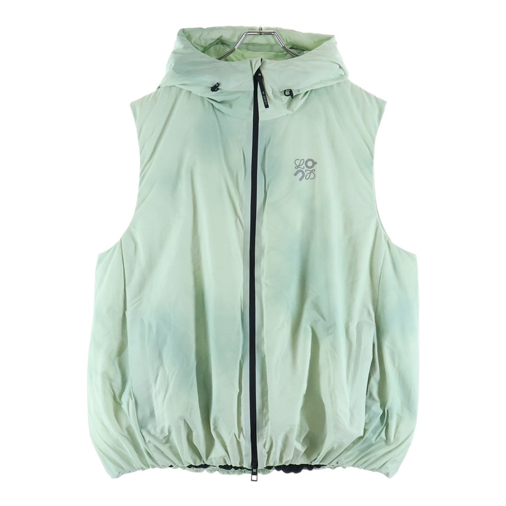 LOEWE(ロエベ) ×On Running PUFFER VEST オン ランニング タイダイ テクニカルシェル フーデッドパファーベストジャケット グリーンH929Y02W24