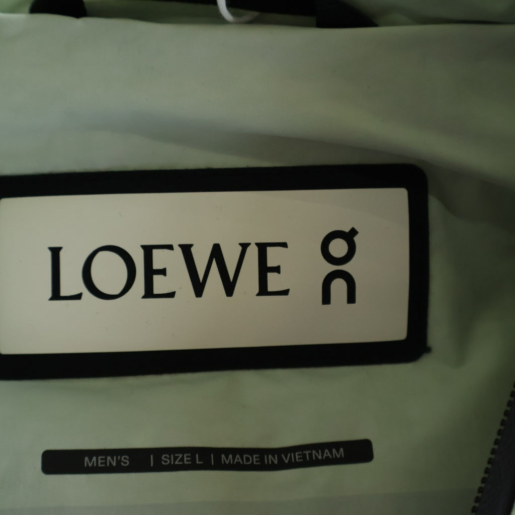 LOEWE(ロエベ) ×On Running PUFFER VEST オン ランニング タイダイ テクニカルシェル フーデッドパファーベストジャケット グリーンH929Y02W24