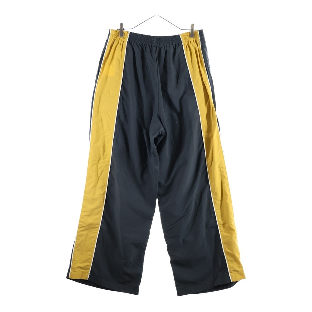 AMBUSH(アンブッシュ) 23SS デニム切り替えワイドトラックパンツ ブラック/イエロー 12114315